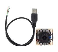 WIHFHGZ USB Camera Module HD 1920x1080 30fps, OV2710 Chip, 94° Field of View - IR Cut Automatic Switching, Infrared Night Vision, Compatible with PC Laptop