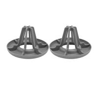 WIHFHGZ Water Bottle Drying Rack, Multipurpose Hollow Design, 2pcs Grey - Fast Drying, Stable Base, Suitable for Neck Diameter 1.6 Inch and Above (Grey)