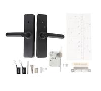 WIHFHGZ with Handle, Fingerprint Entry Security Lock, IC Card Password Keys - Four Unlocking Methods, Virtual Password Protection, Easy Installation for Home and Apartments