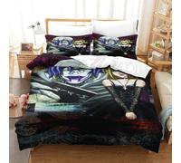 WIHXES Death Note Duvet Cover Sets 3 PCS Hotel Quality Quilt Cover Bedding Set Bed Covers with Pillowcases with Zipper Closure Breathable Stylish Comforter Single（140x200cm）