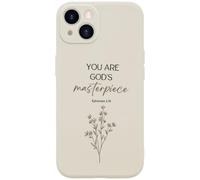 Wihytec Flower God Phone Case for iPhone 13 Case Cover Verse of Bible Jesus