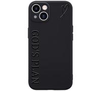 Wihytec God's Plan Phone Case Cover for iPhone 16 God's Plan Case Cover Liquid Silicone Soft Gel Rubber Matt Phone Cover with Microfiber Lining
