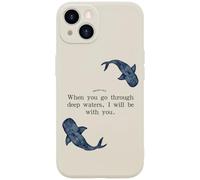 Wihytec Ocean Whale Shark Isaiah Case Cover for iPhone 16 Isaiah Whale Shark Case Cover Liquid Silicone Soft Gel Rubber Matt Phone Cover with Microfiber Lining