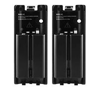 Wii Batteries Pack Rechargeable for Wii Controller, 2 Pack Rechargeable Batteries for Wii/Wii U Remote Controller -Black
