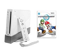 Wii Console with Mario Kart Wii Bundle - White (Renewed)