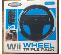 Wii Nintendo steering wheel triple pack competition pro Nintendo wii x 3 wheels