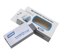 Wii to HDMI Converter Adapter 1080p/720p HD Output Video & 3.5mm Audio, Supports All Wii Display Modes (NTSC 480i/480p, PAL 576i) - Plug & Play, No Power Adapter Required, for TV/Monitor