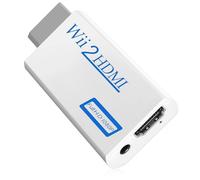 Wii to hdmi Converter, Wii to HDMI Adapter with Cable for Retro Game Wiis to HDMI Full HD 1080P Converter with 3.5mm Audio Jack&HDMI Output Supports All Wiis Display Modes for Modern TV (White)