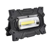 wiianoxd 1 Piece LED Work Light 30W Rechargeable Portable Flood Light Outdoor Solar Work Light with USB for Emergency Lighting