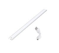 wiianoxd LED Night Light 20cm Motion Sensor Wireless USB Cabinet Night Light Wardrobe Lamp for Kitchen Cabinet Bedroom Wardrobe Durable Silver 20cm