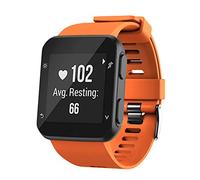 WIIKAI Replacement for Garmin forerunner 35 Strap Bands,Silicone Watch Band Compatible for Garmin forerunner 35. (Orange)