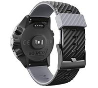 WIIKAI Replacement Strap Bands,Compatible for suunto 7/9/9 baro/spartan sport/D5,Silicone Watch Band (Black+grey)