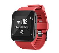 WIIKAI Replacement Strap Compatible with Garmin Forerunner 35 Adjustable Replacement Band for Garmin Forerunner 35 Watch Strap (Red)