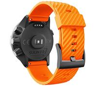 WIIKAI Replacement Strap Bands,Compatible for suunto 7/9/9 baro/spartan sport/D5,Silicone Watch Band (Orange)