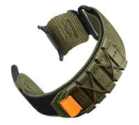 WIIKAI Straps for Watches Compatible with Samsung Galaxy Watch Ultra 47 mm Nylon Strap Replacement Wristbands, Army Green, Classic