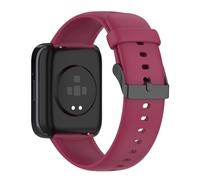 WIIKAI Straps For Watches Compatible with SKG Smartwatch V9 with SKG Smartwatch V9 Pro with Amazfit Bip5/Bip5 Unity Replacement Bracelet Strap Replacement Wristbands, Red wine