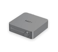 WiiM Amp Streaming Amplifier for Passive Speakers with HDMI ARC, Space Gray | Upgrade Your Passive Speakers with Hi-Fi streaming, HDMI ARC TV Audio, RoomFit & Smart Control in One Compact Amplifier