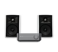 WiiM Amp Streaming Amplifier & JBL Stage XD-5 Outdoor Speaker Hi-Fi Bundle