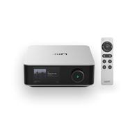 WiiM Amp Ultra with Voice Remote 2 | 100W Streaming Amplifier with Premium ESS ES9039Q2M DAC & Dual TI TPA3255 Amps | Built-in RoomFit EQ & Touchscreen | HDMI ARC, Optical, RCA Inputs | Silver