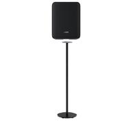 WiiM Sound Lite Wireless Smart Speaker with WiiM NorStone Floor Stand (Single) - Black