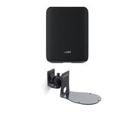 WiiM Sound Lite Wireless Smart Speaker with WiiM NorStone Wall Mount (Single) - Black