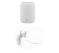 WiiM Sound Lite Wireless Smart Speaker with WiiM NorStone Wall Mount (Single) - White