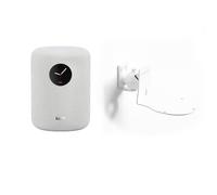 WiiM Sound Wireless Smart Speaker with WiiM NorStone Wall Mount (Single) - White