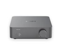 WiiM Vibelink Amp Stereo Amplifier for Passive Speaker Upgrade, Gray
