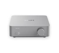 WiiM Vibelink Amp Stereo Amplifier for Passive Speaker Upgrade, Sliver