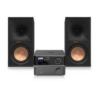WiiM Vibelink Amplifier Ultra Streamer and Klipsch R-60M Speaker Hi-Fi Bundle