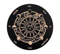 wiitchcraft Pendulum Board - wiitchcraft Pendulum Board - Mystic Fortune Teller's Board | Multi Functional Divination Pendulum Witch Board, wiitchcraft Divination Communication Board for Dowsing(5.91i