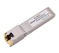 Wiitek 10G SFP+ to RJ45 Copper Modules, 1.25G/2.5G/5G/10GBase-T Ethernet Copper to SFP+ Transceiver Compatible for Dell Force 10 and Others GP-10GSFP-T(Cat 6a/7 or Better, 30-Meter)