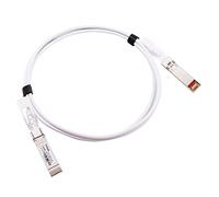 Wiitek 2m 10GbE SFP+ DAC Twinax Cable, 10Gbase-CU SFP+ Direct Attach Cable,for Ubiquiti UniFi, Fortinet, MikroTik, Netgear, Supermicro, TP-Link and Cisco Meraki, White Colored