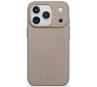 WIIUKA Case for iPhone 17 Pro, Leather from Germany, Leather Extra Thin, Premium Mobile Phone Case, Qi, Skiin, Basalt