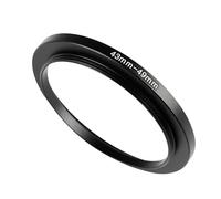 WIIYE 43mm to 49mm Step-Up Ring Adapter,43mm to 49mm Step Up Filter Ring,for All Brands UV ND CPL Metal Stepping Up Ring Adapter Filter (43mm to 49mm)