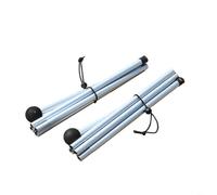 WIIYENA 1.6/2m Telescopic Poles Aluminium-Extendable Adjustable-Tent Poles, Foldable Beach Canopy-tent Pole Shelter Tarp Pole for Camping party(2m)