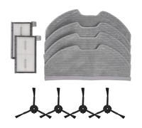 WIIYENA 1 Set Side Brush Filter Mop Cloth Kit For Eufy X8 Pro Serie X8 Pro SES Vacuum Cleaner Effectively Removing Dust And Debris Replacement Parts