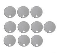 WIIYENA 10 Pack White Toilet Seat Hinge Covers 60mm Plastic Decorative Screw Cap Anti-Rust for Bathroom(60mm)