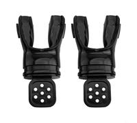 WIIYENA 2-Pack Scuba Diving Moldable Mouthpiece, Food-Grade Silicone Regulator Bite Valve, Customizable Fit for Most Standard Regulators(Black)