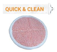 WIIYENA 6 Pack Heavy Duty Scrub Mop Pads Compatible with Bissell Spinwave Hard Mop Cleaners for Models 2124, 2039A, 2307, 23157, 20391, 20399