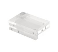 WIIYENA Acrylic Photo Frame, Magnetic Acrylic Picture Photo Frame, Clear Desktop Picture Holder 10+10mm Thick Multiple Sizes Available(4 x 6cm)