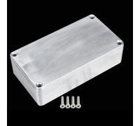 WIIYENA Aluminum Case for Guitar Effects Pedal Fits 1590LB, 1590XX, 125B, and 1590DD Pedals (1590LB50.5x50.5x31mm)