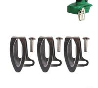 WIIYENA Belt Clip Hook Set With Screws Steel Silver 3Pcs Compatible With 372229 331277 For Hitachi 18V Cordless Driver Drill Wh18Dsal Ds18Dsal Ds18Dbl