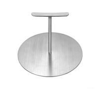 WIIYENA Burger Press,Stainless Steel Round Hamburger Press Patty Maker Smash Burger Press 12 15 18CM for Flat Top Griddle Grill Cooking, Steak(12cm)