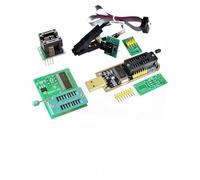 WIIYENA CH341A USB Programmer with SOIC8 Clip and 1.8V Adapter Kit for 24/25 Series Flash EEPROM BIOS, In-Circuit Programming for SOP8 Chips