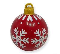 WIIYENA Decorations Christmas Inflatable Ball Outdoor T Big Large Balls Xmas Tree Decorations Toy Ball Without Light, G