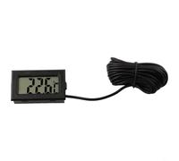 WIIYENA Digital LCD Thermometer, Temperature Monitor with External Waterproof Probe for Refrigerator Aquarium, Fishtank Water Temperature Thermodetector(3 meters)