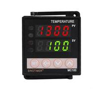 WIIYENA Digital PID Temperature Controller, Thermostat Input PT100 K Thermocouple -20°C to +50°C Range for Heating Cooling Applications 12V DC/AC
