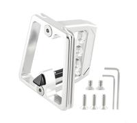 WIIYENA Folding Bike Bag Bracket Holder, 3 Hole Front Front Bag Carrier for Brompton Bicycles Simple Installation Process(Silver)
