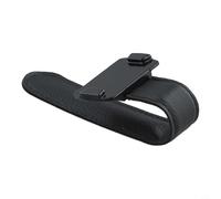 WIIYENA Magnetic Sun Visor Mount For Ooono Co-Driver No2, Leather-Style Holder With Built-In Magnet, 9X4 Cm Black Car Accessory